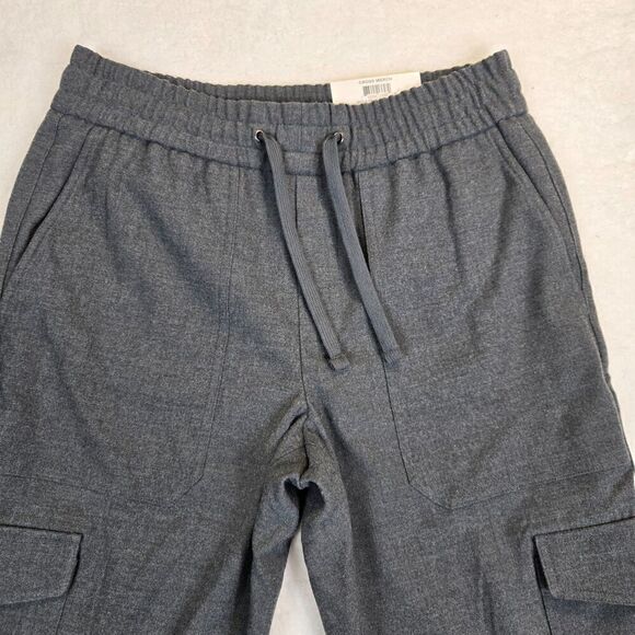 NWT $75 Alfani Mens Cargo Joggers Pants Sz S Gray Gorpcore Y2k Preppy - Picture 5 of 11